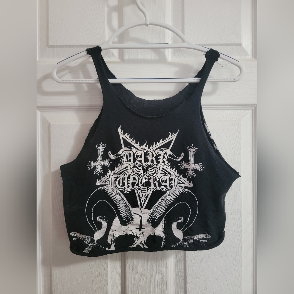 Dark Funeral DIY Crop Top
